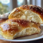 ['Pão de aveia com iogurte em detalhe, mostrando textura macia.', 'Close de pão de aveia com cobertura de sementes e aveia em flocos.', 'Pão de aveia cortado, revelando seu interior macio e apetitoso.', 'Vista lateral de um pão de aveia com iogurte, destacando sua crocância.']