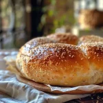 ['Pão de aveia integral com sementes em close no prato.', 'Fatia de pão de aveia integral com sementes, vista lateral.', 'Pão de aveia e sementes recém-assado, mostrando sua textura.', 'Pão de aveia integral com sementes, bem dourado e apetitoso.']