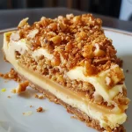 ['Pavê de amendoim em camadas, com biscoitos e creme.', 'Close-up de uma sobremesa de pavê de amendoim, com textura cremosa.', 'Fatia de pavê de amendoim, destacando os ingredientes e camadas.', 'Pavê de amendoim servido em prato, mostrando sua consistência suculenta.']