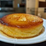 ['Petit Gateau de doce de leite assado com crosta dourada.', 'Close-up de um Petit Gateau de doce de leite suculento.', 'Petit Gateau de doce de leite saindo da air fryer.', 'Porção de Petit Gateau de doce de leite com textura macia.']