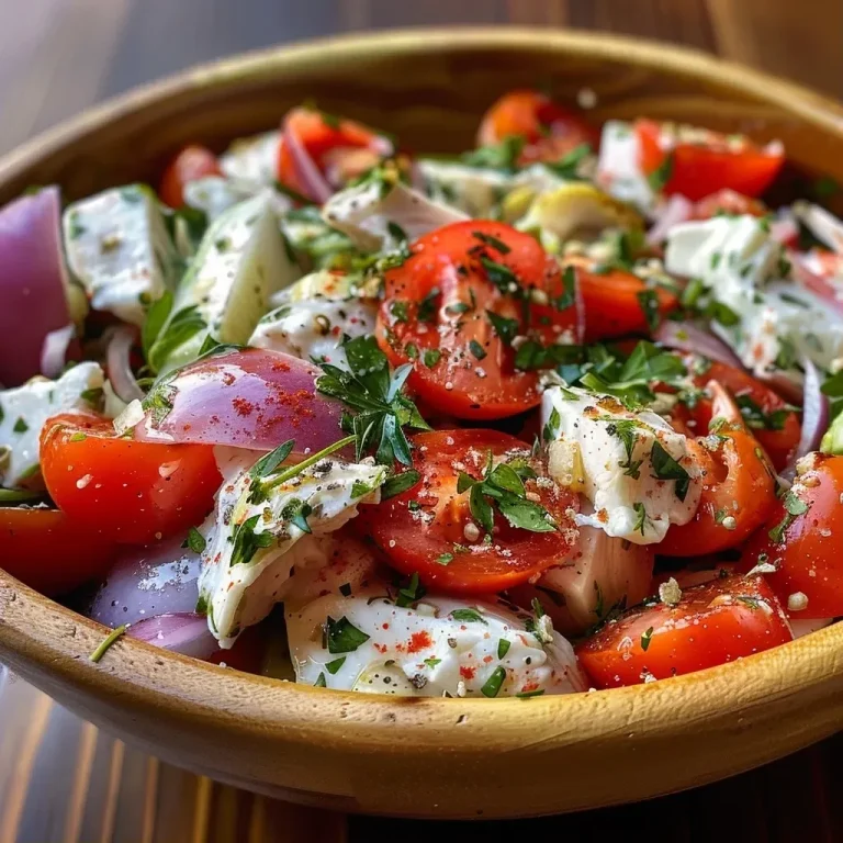['Salada fresca com peito de frango, pepino, tomate e molho tzatziki.', 'Prato colorido de salada de frango com iogurte, ervas e vegetais.', 'Salada de frango vista de lado, com ingredientes frescos e molho cremoso.', 'Close de salada de frango tzatziki, mostrando seu aspecto suculento e refrescante.']