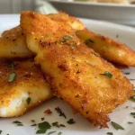['Filé de tilápia crocante, dourado e apetitoso, preparado na airfryer.', 'Close de tilápia crocante com textura crocante e suculenta.', 'Porção de tilápia frita na airfryer, com aparência dourada e crocante.', 'Filé de tilápia crocante com temperos, preparado de forma saudável.']