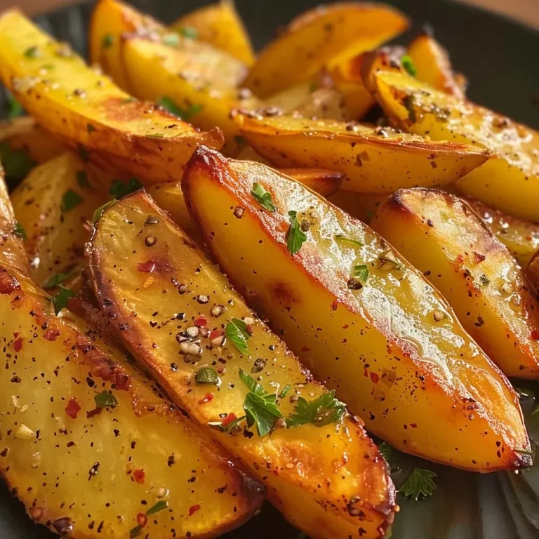 Batatas fritas crocantes em uma Air Fryer, com aparência dourada.