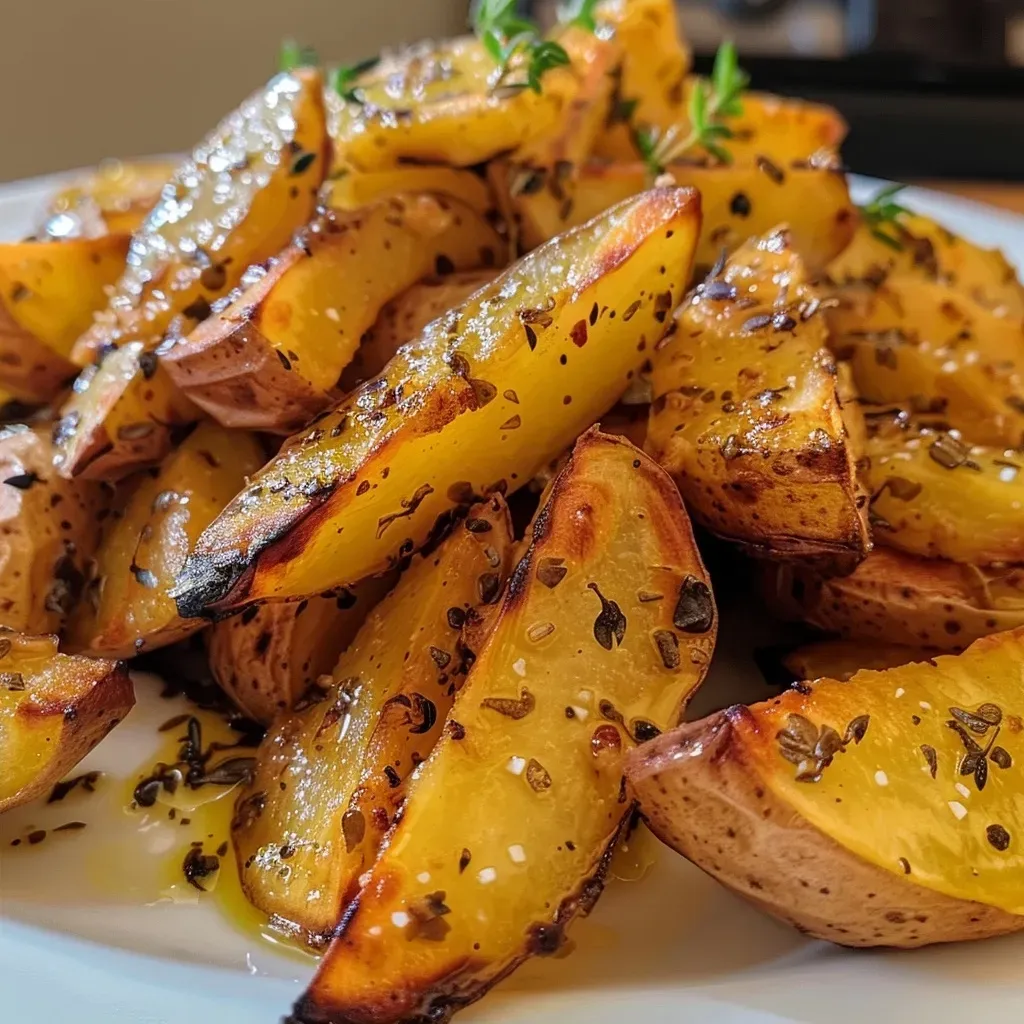 Porção de batata frita sequinha, feita na Air Fryer, vista lateral.