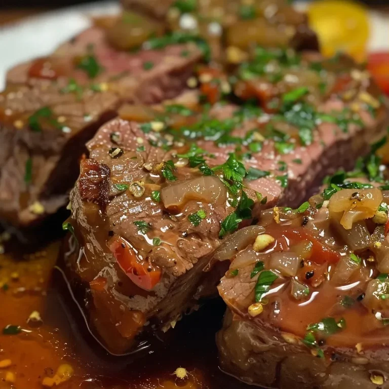 Bife a Rolê suculento com recheio de calabresa e vegetais.