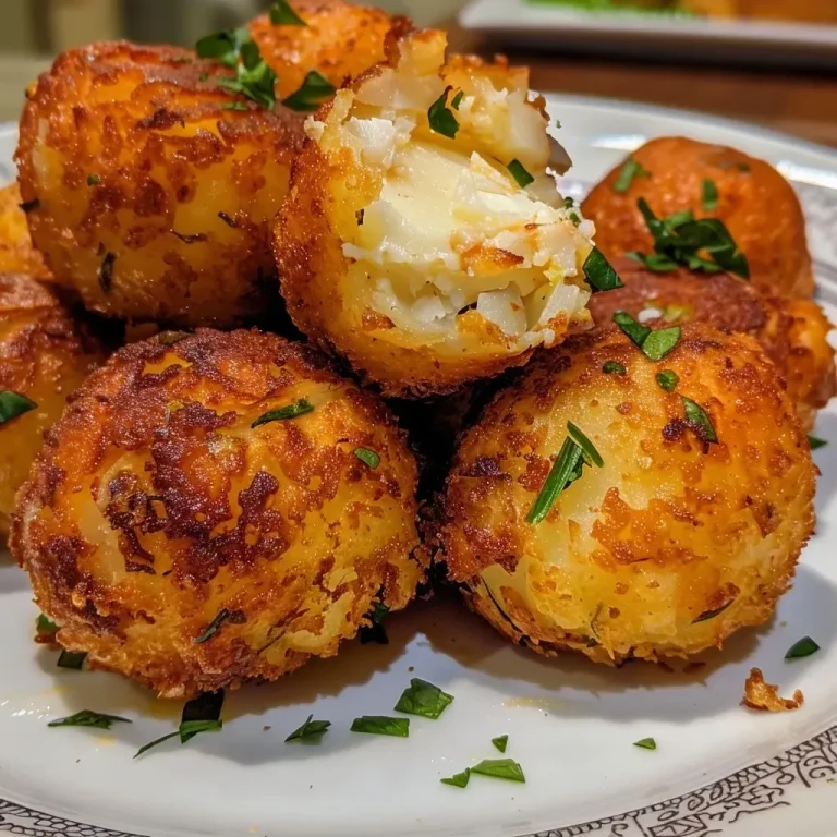 Descubra o Sabor Irresistível do Bolinho de Bacalhau que Vai Surpreender! Bolinho de bacalhau crocante e dourado emclose.