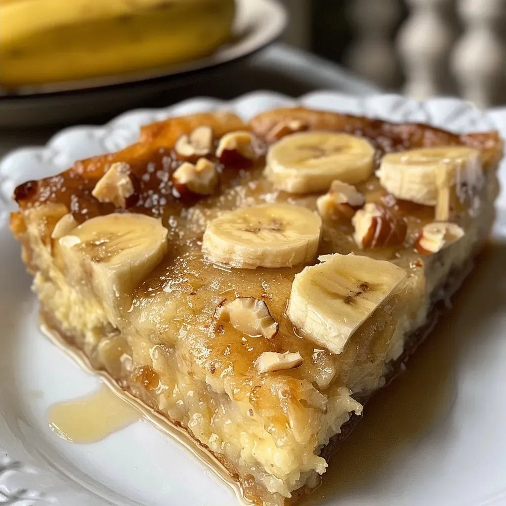 Close up de bolo saudável de banana e aveia, com textura macia.