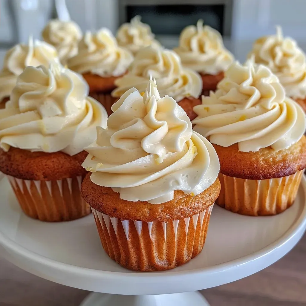 Deliciosos cupcakes de baunilha saudáveis em vista lateral, decorados.