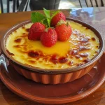 Docinho de Leite Ninho com morango em destaque.