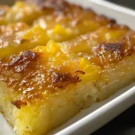 Farofa de alho-poró com maracujá e amêndoas.