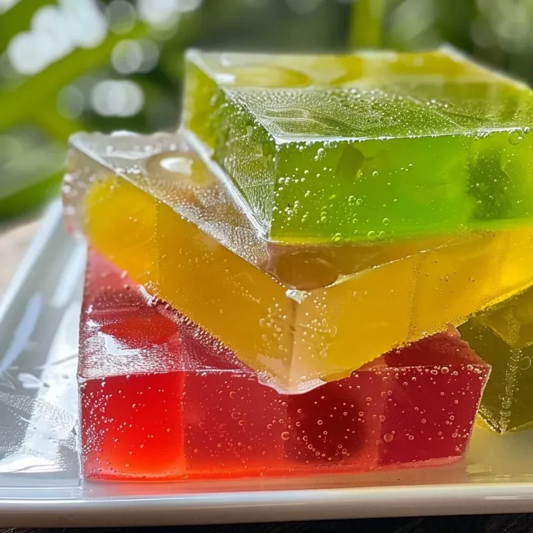 A Deliciosa Gelatina Colorida que Vai Encantar Seu Paladar Gelatina colorida em camadas com diferentes sabores.