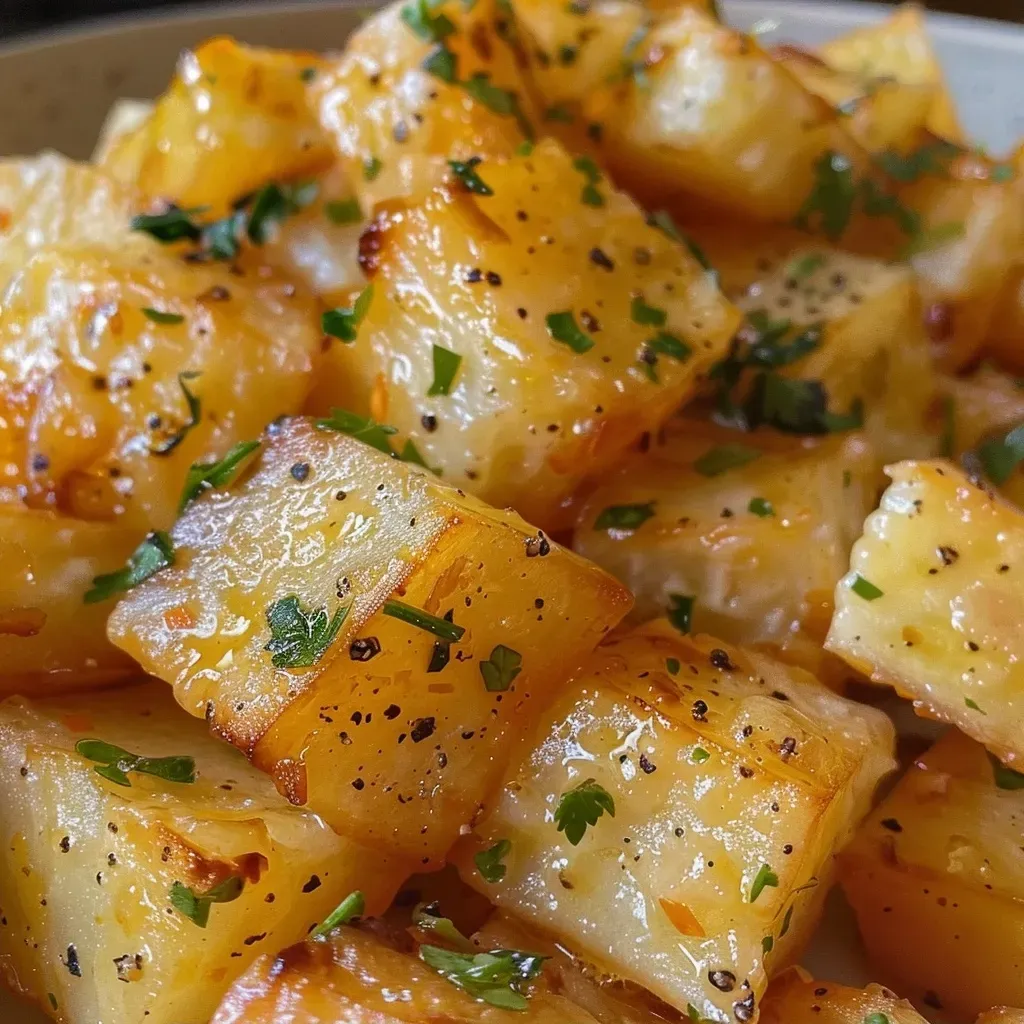 Close de maionese de batata clássica com ingredientes coloridos, como cenoura e ervilhas.