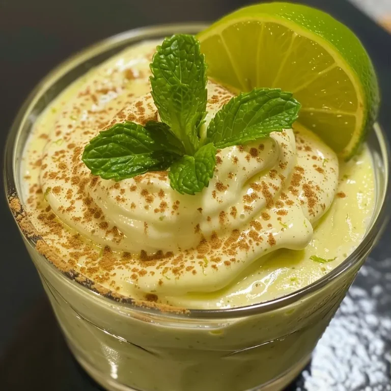A Doçura Refrescante que Vai Encantar Seu Paladar: Mousse de Limão Mousse de Limão cremosa em um copo.
