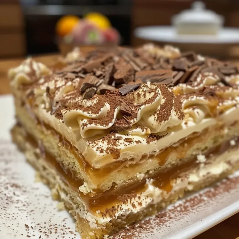 Pavê de doce de leite com nozes em camadas.