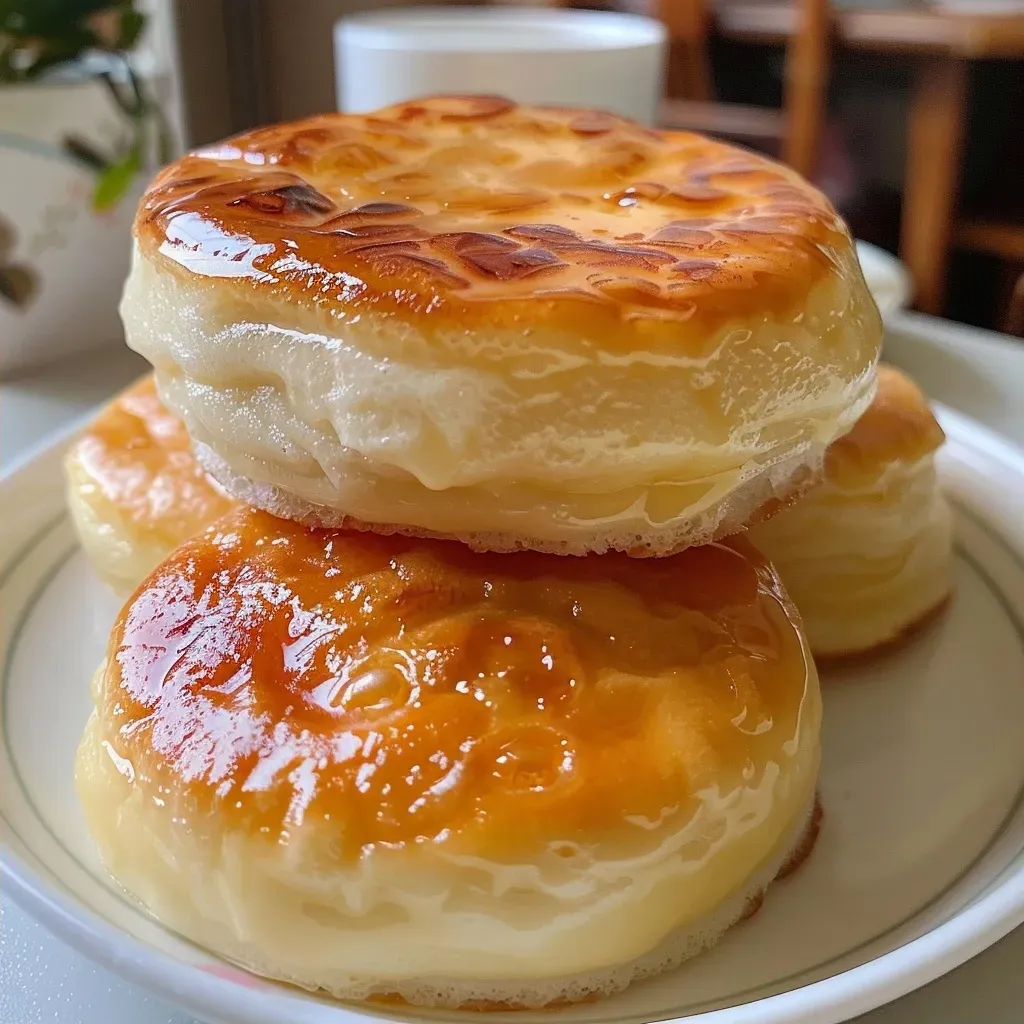 Close de um Pudim de Pão com caramelo brilhante.