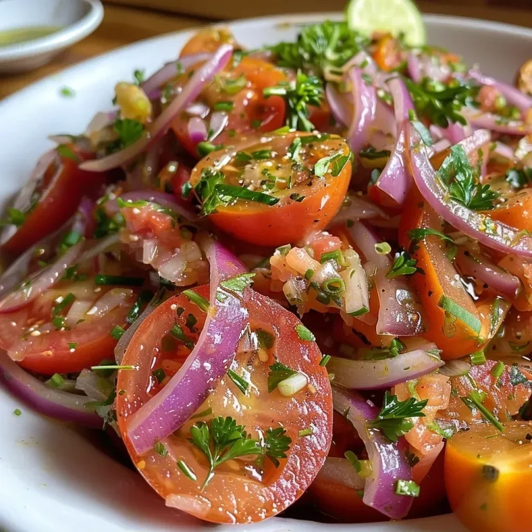 Salada de grão-de-bico com atum, colorida e fresca em um prato.