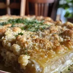 Salgado assado de presunto e queijo com camadas douradas.