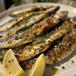 Sardinhas grelhadas na air fryer.