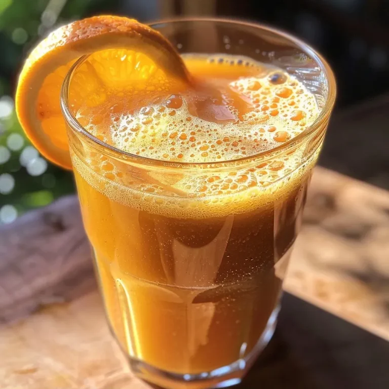 Revitalize Seu Dia com o Refrescante Suco Detox de Beterraba e Laranja Copo de suco detox de beterraba com laranja em destaque.