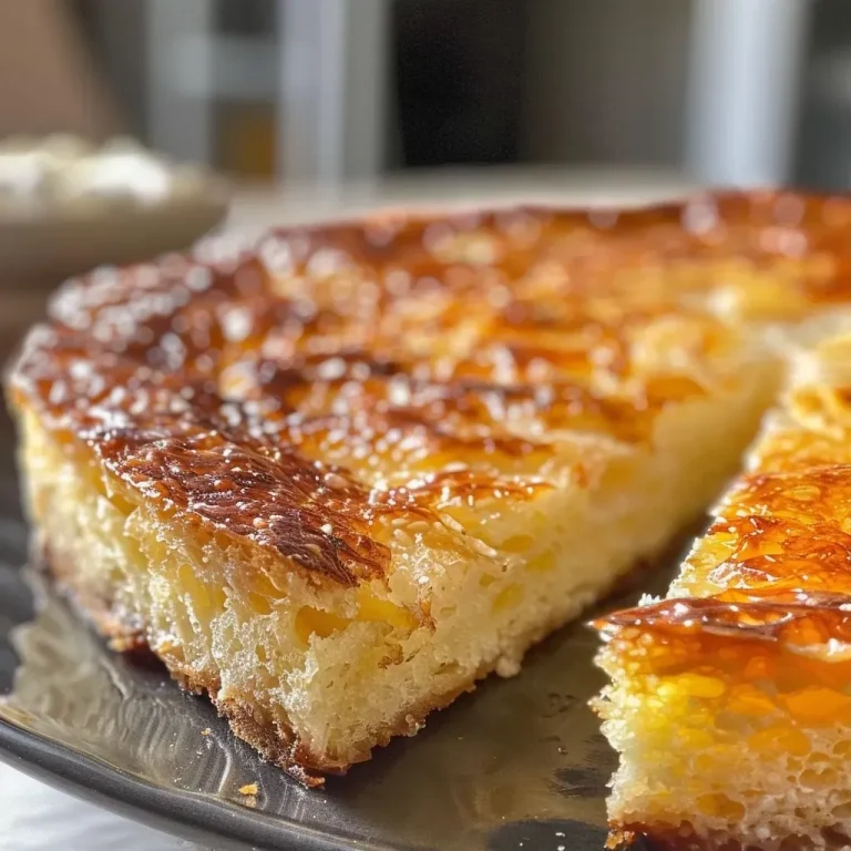 Torta salgada de liquidificador com recheio.
